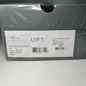 LOFT Elegant Black Ballet Flats